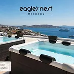 Eagles' Nest Mykonos & With Heated Pool & Jacuzzis